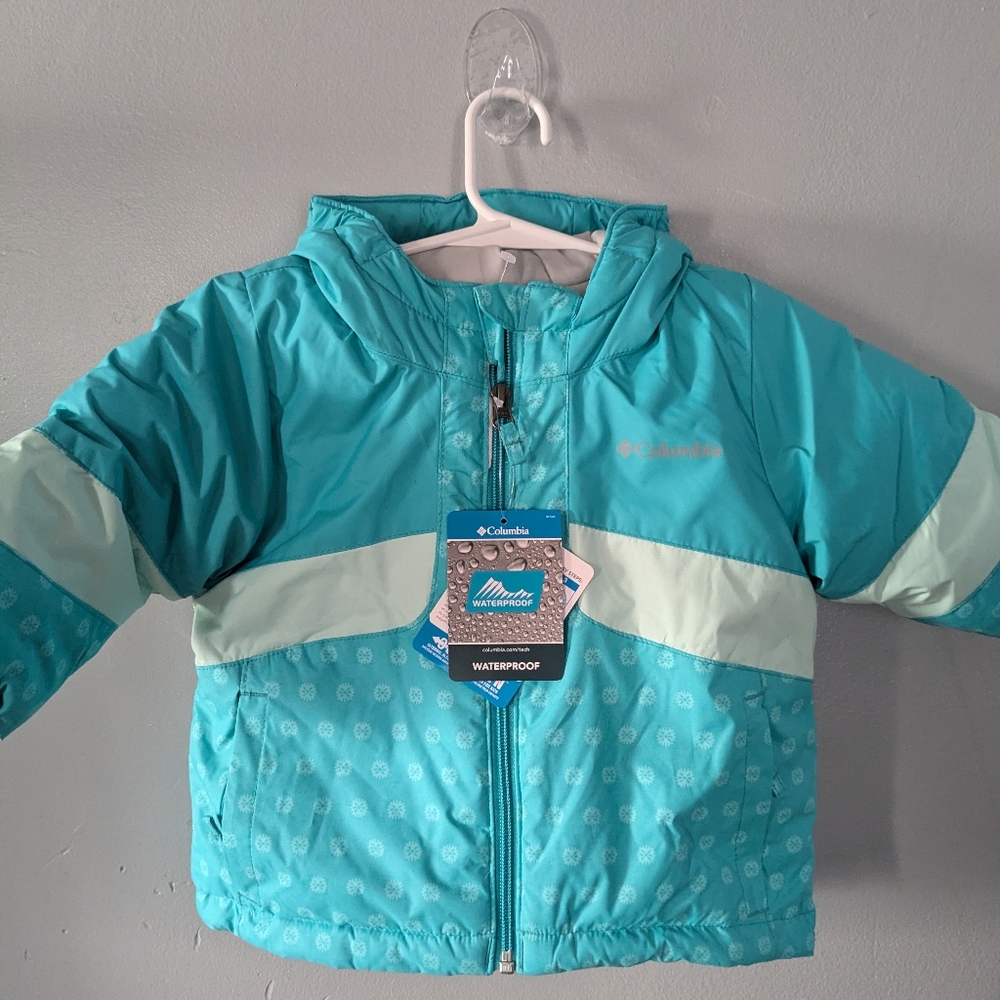 Columbia Toddler Girl Waterproof Coat 2T NWT